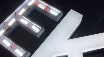 3D svetleće reklame materijali